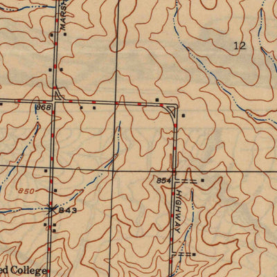 United States Geological Survey Sedalia East, MO (1946, 24000-Scale) digital map