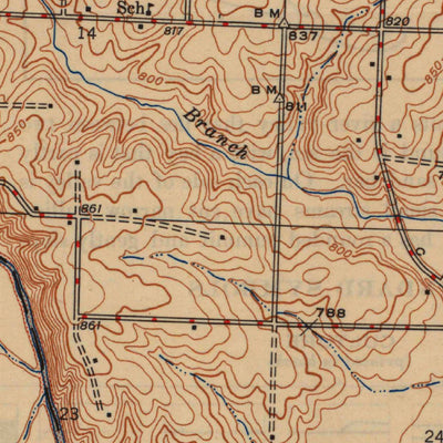 United States Geological Survey Sedalia East, MO (1946, 24000-Scale) digital map