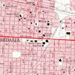 United States Geological Survey Sedalia East, MO (1973, 24000-Scale) digital map