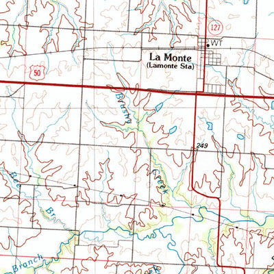 United States Geological Survey Sedalia, MO (1983, 100000-Scale) digital map