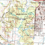 United States Geological Survey Sedalia, MO (1983, 100000-Scale) digital map