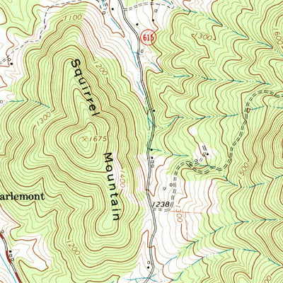 United States Geological Survey Sedalia, VA (1965, 24000-Scale) digital map