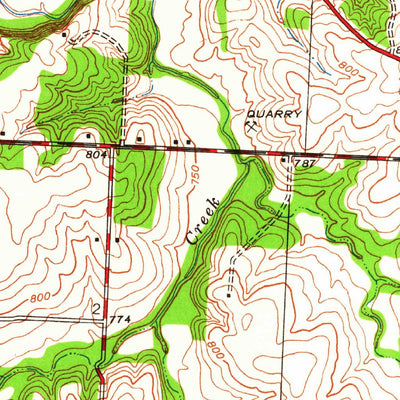 United States Geological Survey Sedalia West, MO (1944, 24000-Scale) digital map