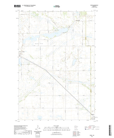 United States Geological Survey Sedan, MN (2022, 24000-Scale) digital map