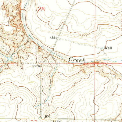 United States Geological Survey Sedan SE, NM-TX (1970, 24000-Scale) digital map