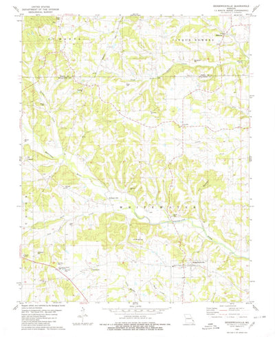 United States Geological Survey Sedgewickville, MO (1980, 24000-Scale) digital map