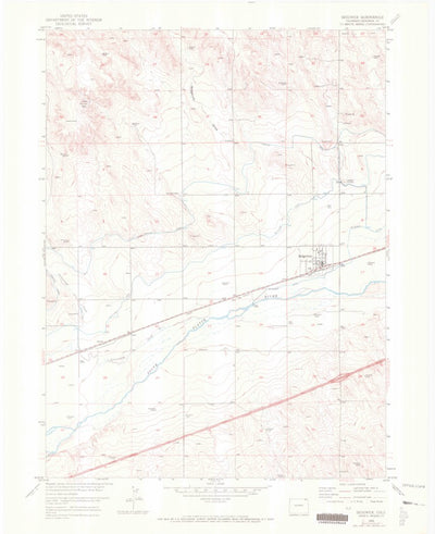 United States Geological Survey Sedgwick, CO (1953, 24000-Scale) digital map