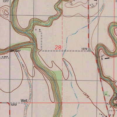 United States Geological Survey Sedgwick, KS (1989, 24000-Scale) digital map