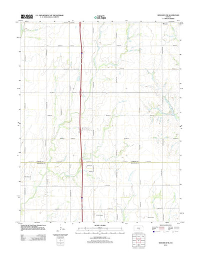 United States Geological Survey Sedgwick NE, KS (2012, 24000-Scale) digital map