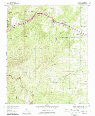 United States Geological Survey Sedillo, NM (1954, 24000-Scale) digital map