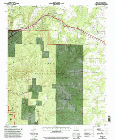 United States Geological Survey Sedillo, NM (1995, 24000-Scale) digital map