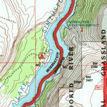 United States Geological Survey Seekseequa Junction, OR (1992, 24000-Scale) digital map