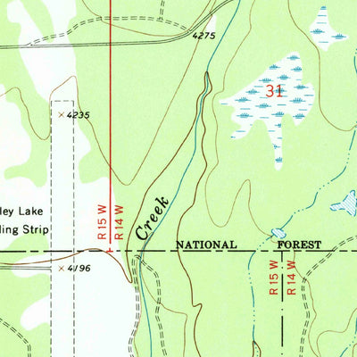 United States Geological Survey Seeley Lake East, MT (1965, 24000-Scale) digital map