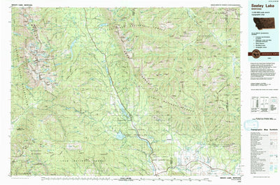 United States Geological Survey Seeley Lake, MT (1993, 100000-Scale) digital map