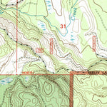 United States Geological Survey Seeley Lake West, MT (1999, 24000-Scale) digital map