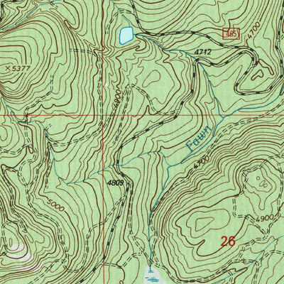 United States Geological Survey Seeley Lake West, MT (1999, 24000-Scale) digital map