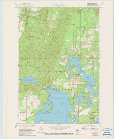 United States Geological Survey Seeley, WI (1971, 24000-Scale) digital map