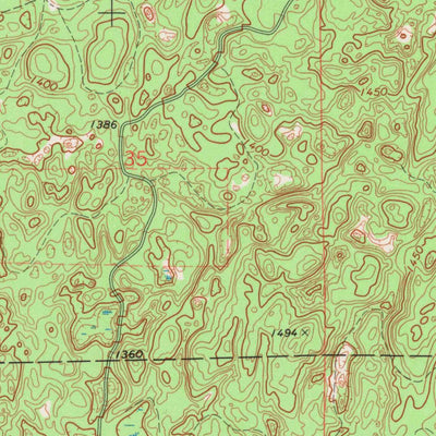 United States Geological Survey Seeley, WI (1971, 24000-Scale) digital map