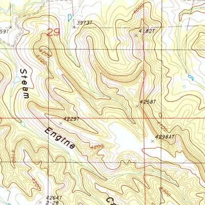 United States Geological Survey Seely, WY (1984, 24000-Scale) digital map