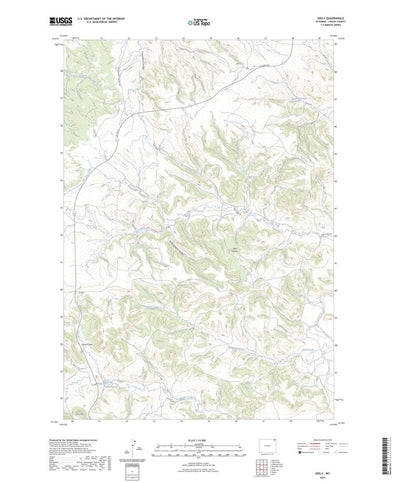 United States Geological Survey Seely, WY (2023, 24000-Scale) digital map