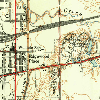 United States Geological Survey Seelyville, IN (1941, 24000-Scale) digital map