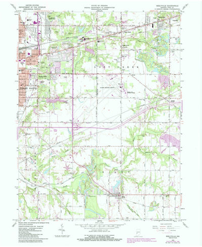 United States Geological Survey Seelyville, IN (1963, 24000-Scale) digital map