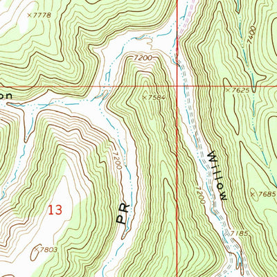 United States Geological Survey Seep Canyon, UT (1966, 24000-Scale) digital map