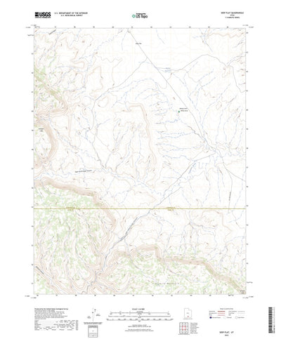 United States Geological Survey Seep Flat, UT (2023, 24000-Scale) digital map