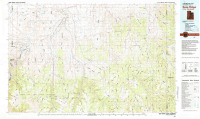 United States Geological Survey Seep Ridge, UT-CO (1981, 100000-Scale) digital map