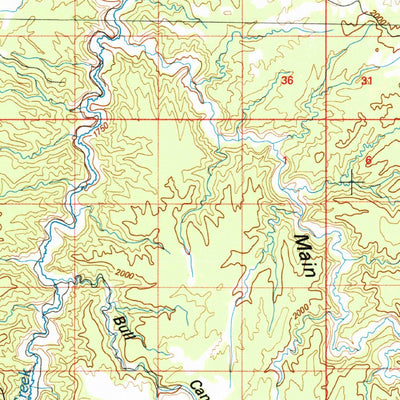 United States Geological Survey Seep Ridge, UT-CO (1981, 100000-Scale) digital map