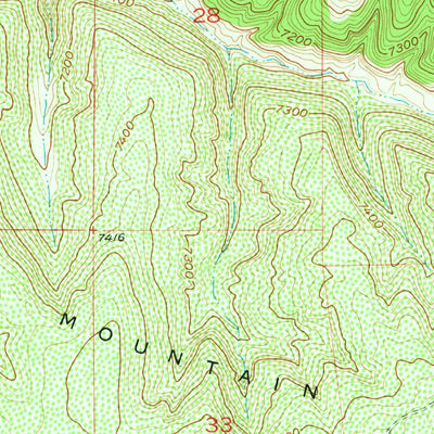 United States Geological Survey Segar Mountain, CO (1952, 24000-Scale) digital map