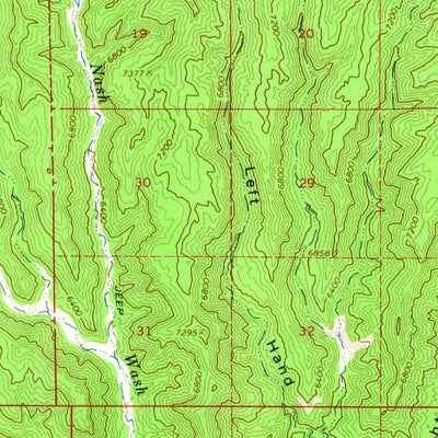 United States Geological Survey Sego Canyon, UT (1963, 62500-Scale) digital map