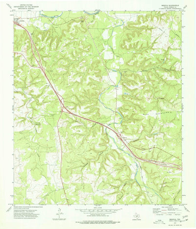 United States Geological Survey Segovia, TX (1974, 24000-Scale) digital map