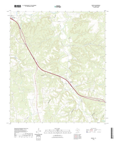 United States Geological Survey Segovia, TX (2022, 24000-Scale) digital map