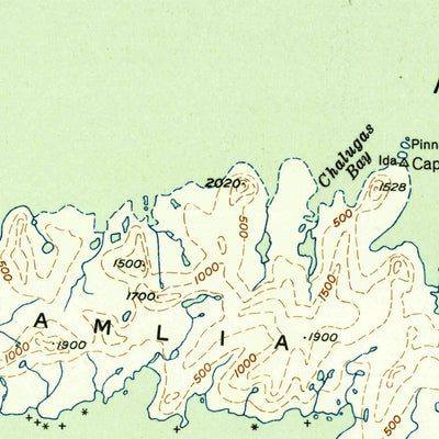 United States Geological Survey Seguam, AK (1951, 250000-Scale) digital map