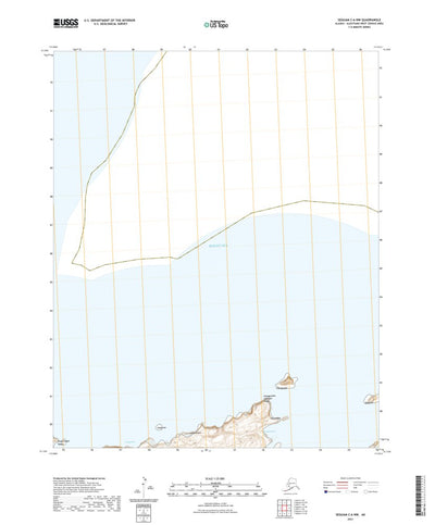 United States Geological Survey Seguam C-6 NW, AK (2021, 25000-Scale) digital map