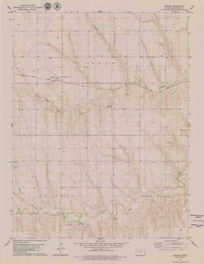 United States Geological Survey Seguin, KS (1979, 24000-Scale) digital map
