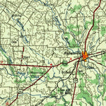 United States Geological Survey Seguin, TX (1958, 250000-Scale) digital map