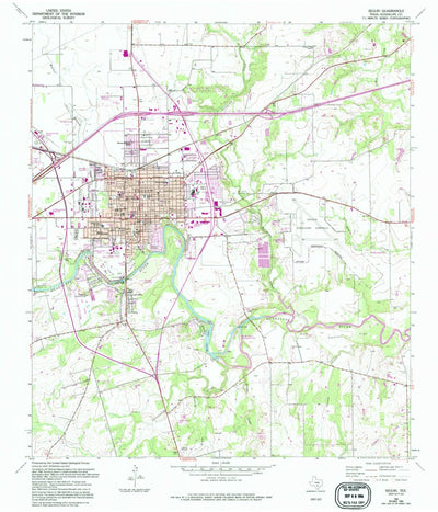 United States Geological Survey Seguin, TX (1964, 24000-Scale) digital map
