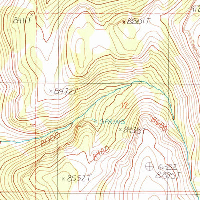United States Geological Survey Segura Ranch, NV (1990, 24000-Scale) digital map