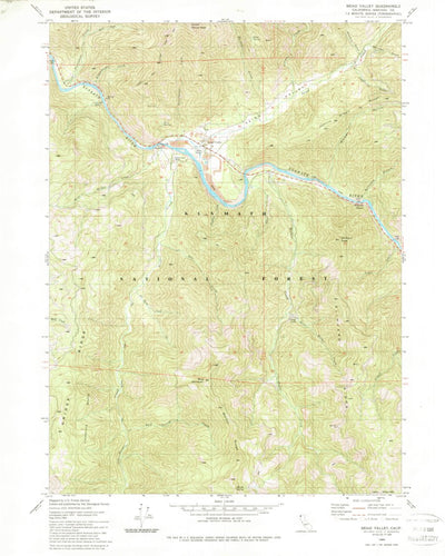 United States Geological Survey Seiad Valley, CA (1980, 24000-Scale) digital map