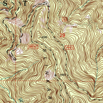 United States Geological Survey Seiad Valley, CA (2001, 24000-Scale) digital map