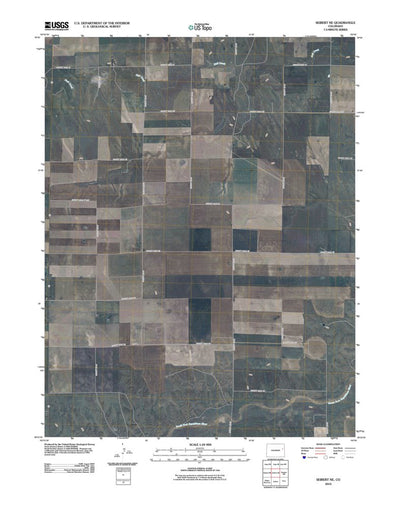 United States Geological Survey Seibert NE, CO (2010, 24000-Scale) digital map
