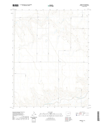 United States Geological Survey Seibert NE, CO (2022, 24000-Scale) digital map