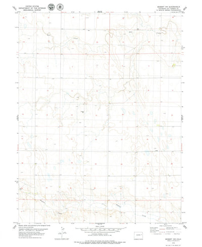 United States Geological Survey Seibert NW, CO (1979, 24000-Scale) digital map