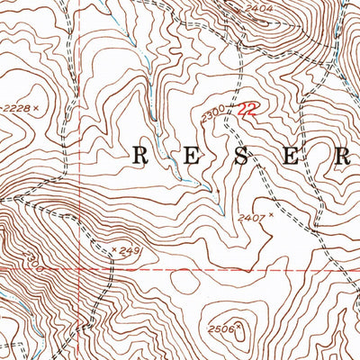 United States Geological Survey Selah Springs, WA (1953, 24000-Scale) digital map