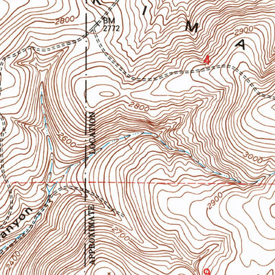 United States Geological Survey Selah Springs, WA (1953, 24000-Scale) digital map