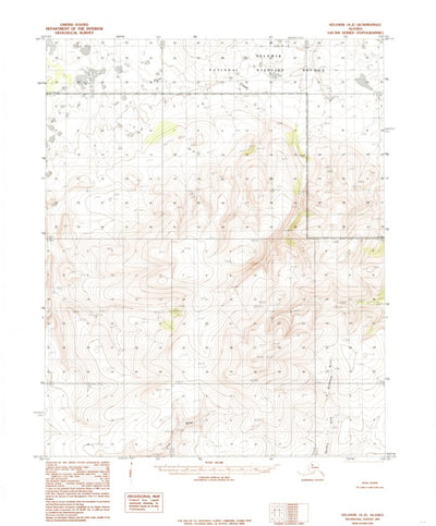 United States Geological Survey Selawik A-2, AK (1985, 63360-Scale) digital map
