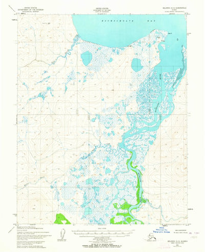 United States Geological Survey Selawik A-5, AK (1951, 63360-Scale) digital map