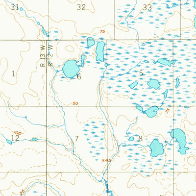 United States Geological Survey Selawik A-5, AK (1951, 63360-Scale) digital map